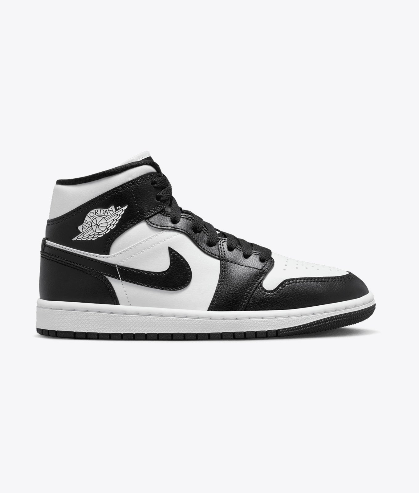 Mens Heritage Mid-Top Sneakers – White & Black