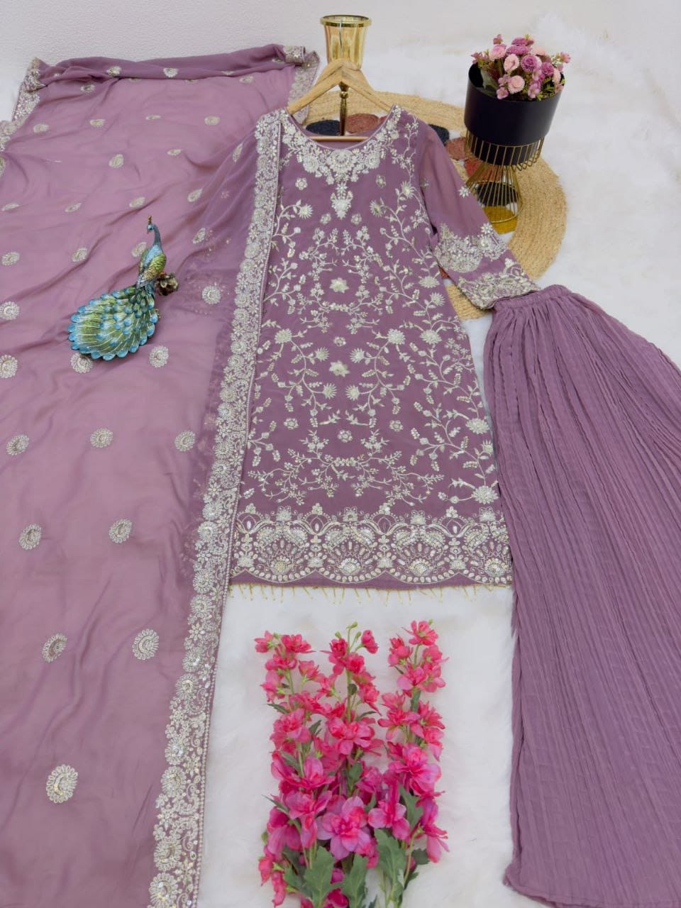 Party Sharara Suit & Dupatta Set