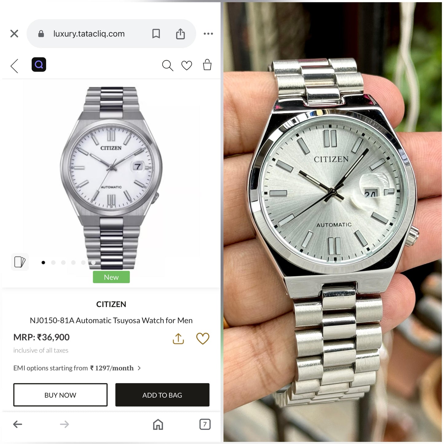 CITIZEN Analog Watch - For Men