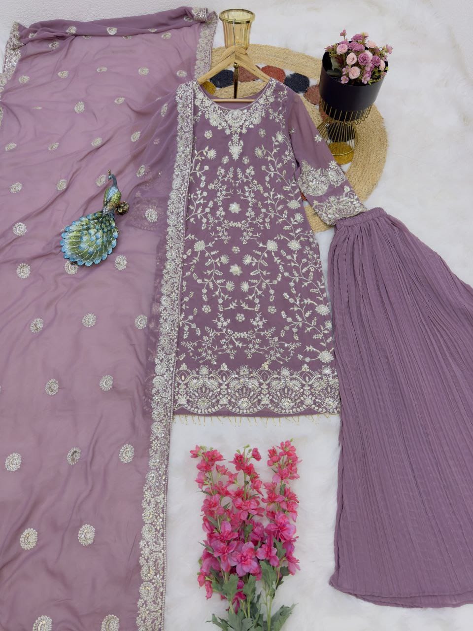 Party Sharara Suit & Dupatta Set