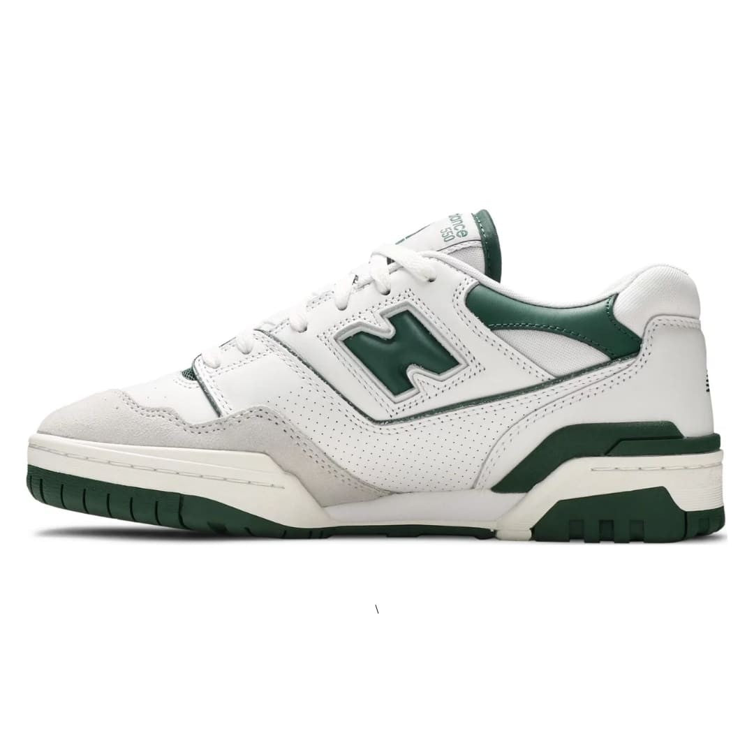 Classic Court 550 – White Green Retro Sneakers
