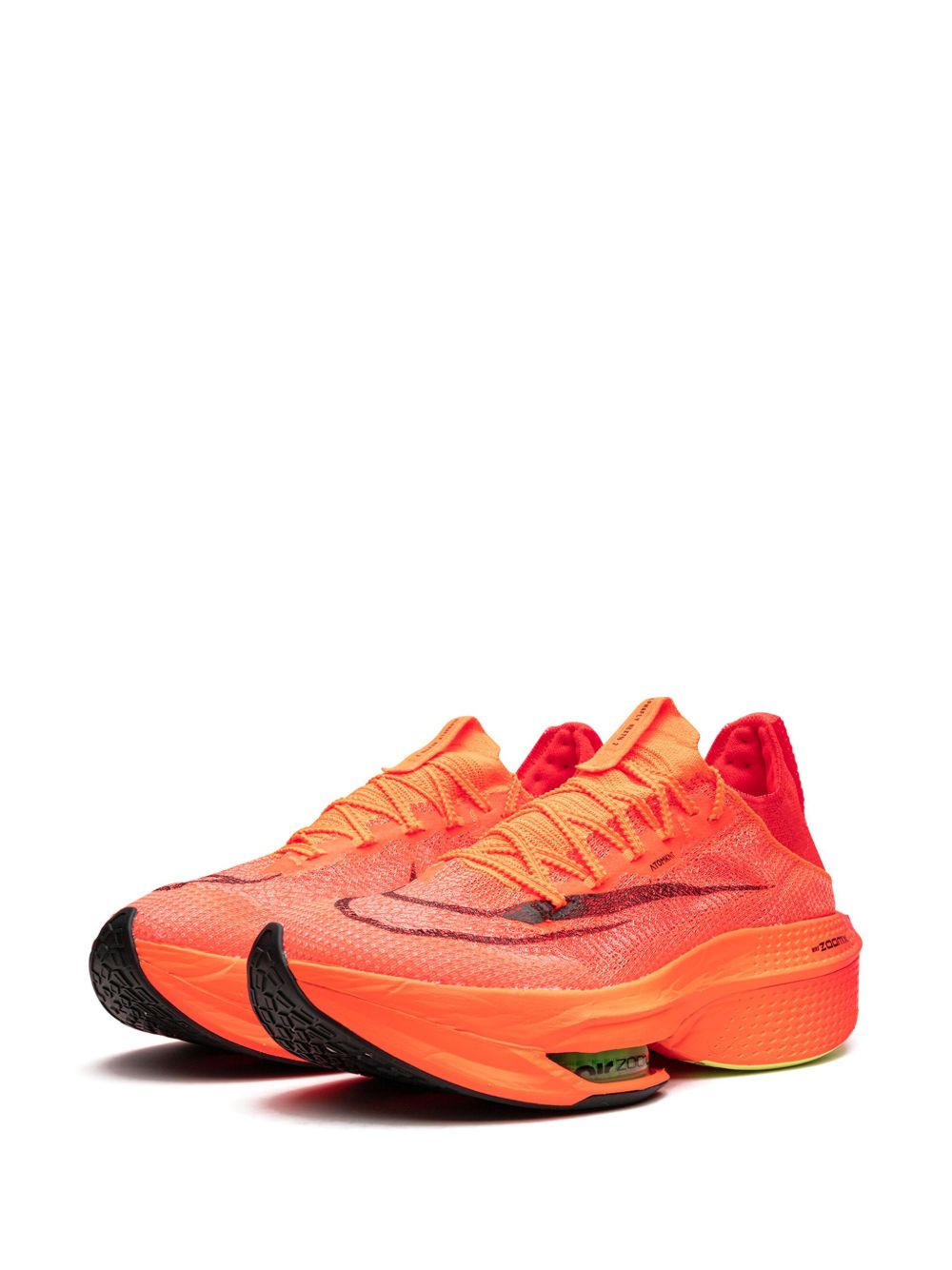 Total Orange Performance Running Sneakers – Elite Zoom Cushion Trainer