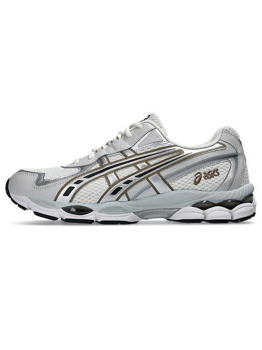 UrbanGel NYC Cream Silver Low-Top Sneakers