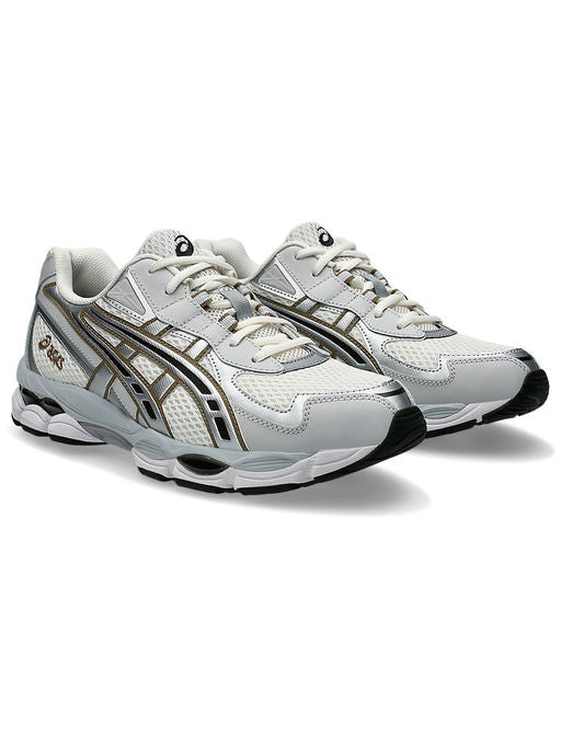 UrbanGel NYC Cream Silver Low-Top Sneakers