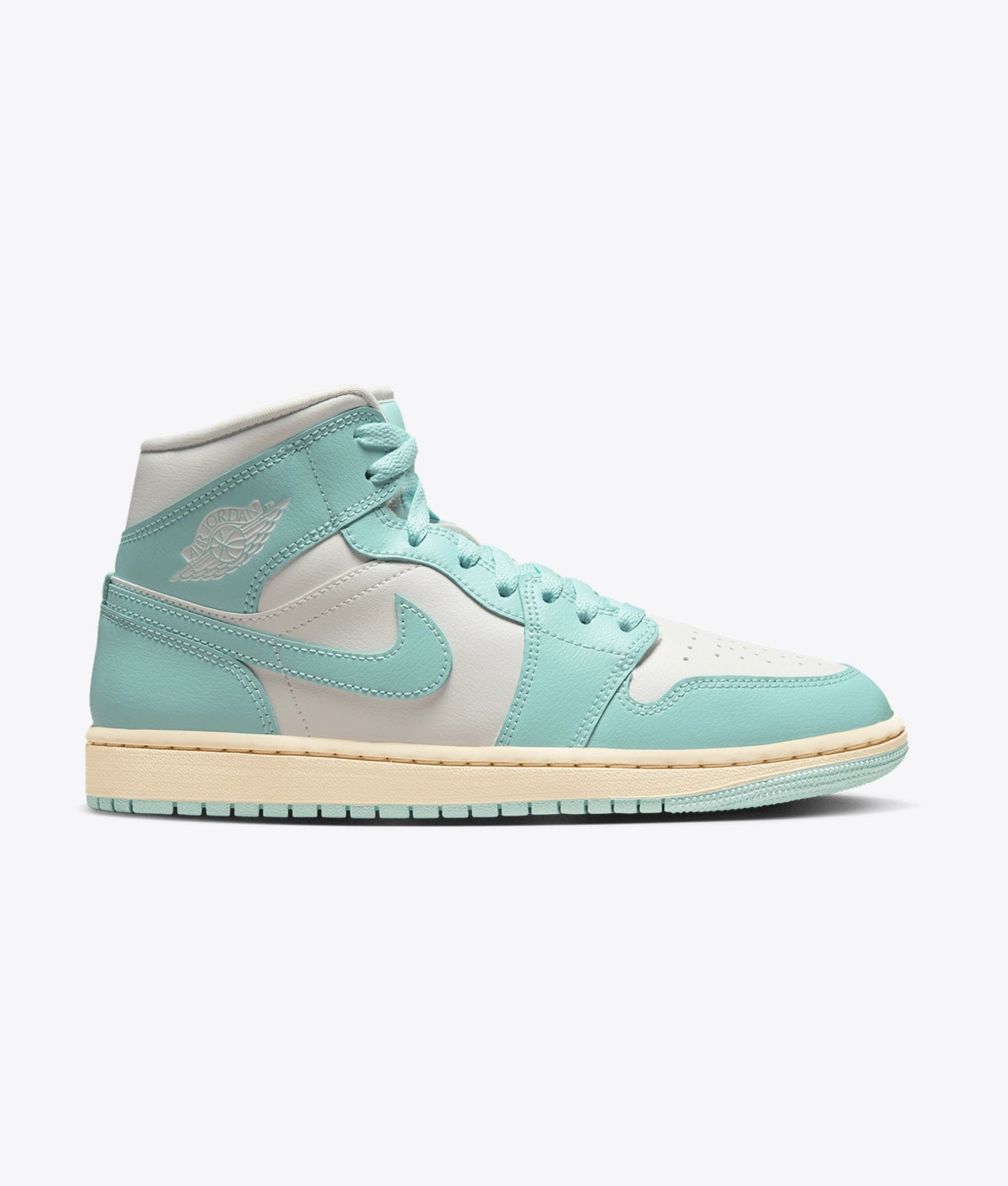 Mens's Mid-Top Court Sneakers – Sail & Light Dew