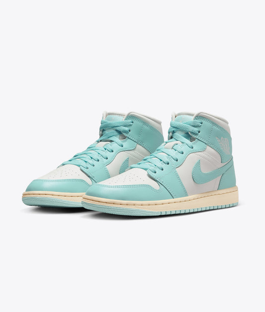 Mens's Mid-Top Court Sneakers – Sail & Light Dew