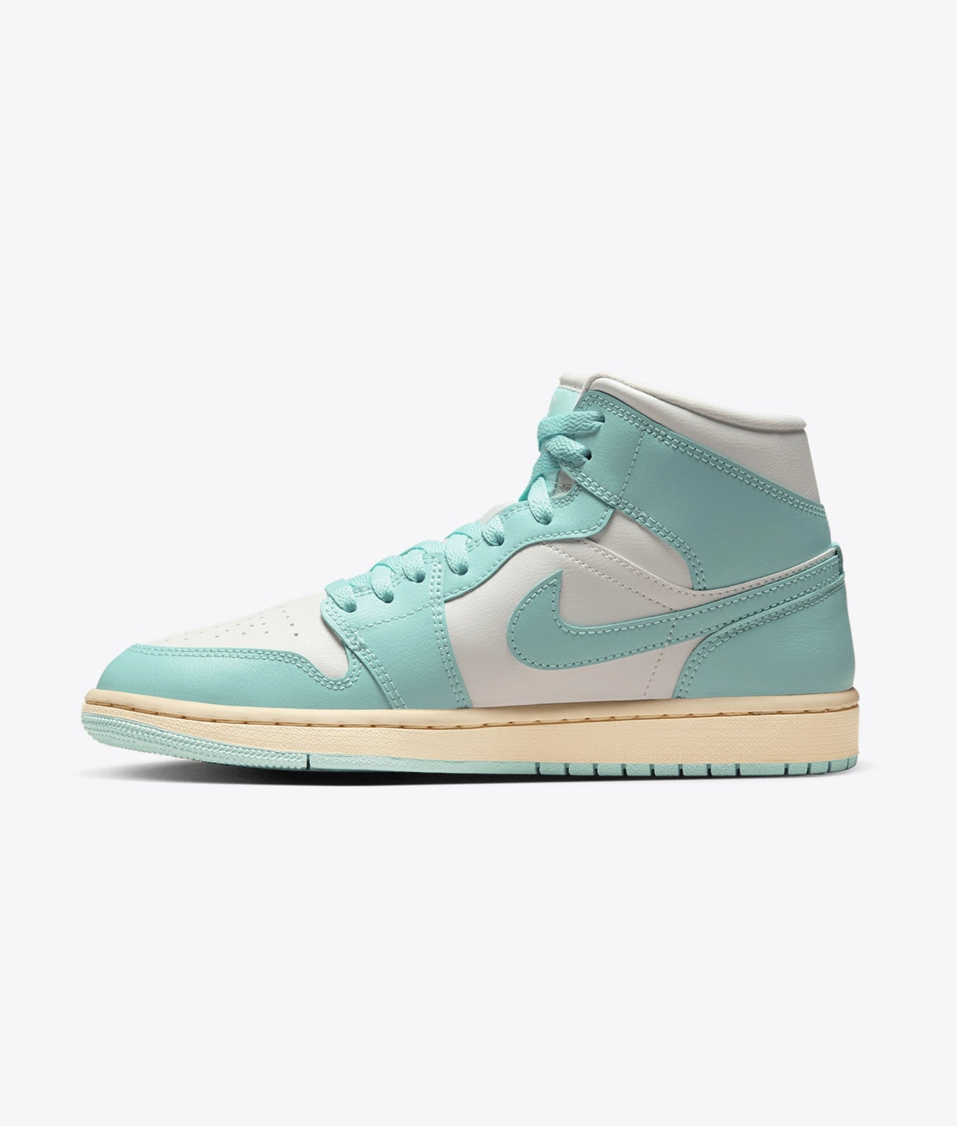 Mens's Mid-Top Court Sneakers – Sail & Light Dew