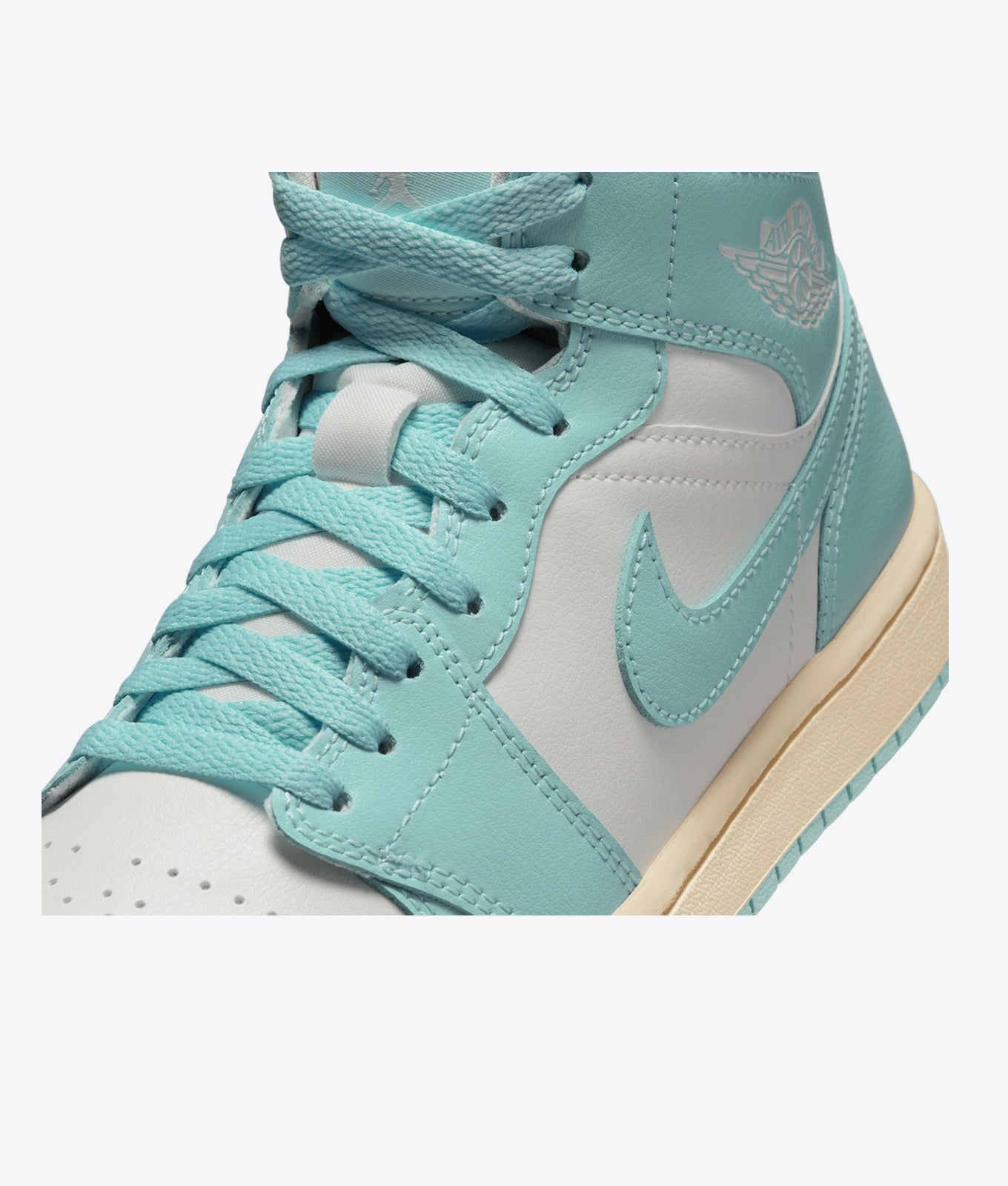 Mens's Mid-Top Court Sneakers – Sail & Light Dew