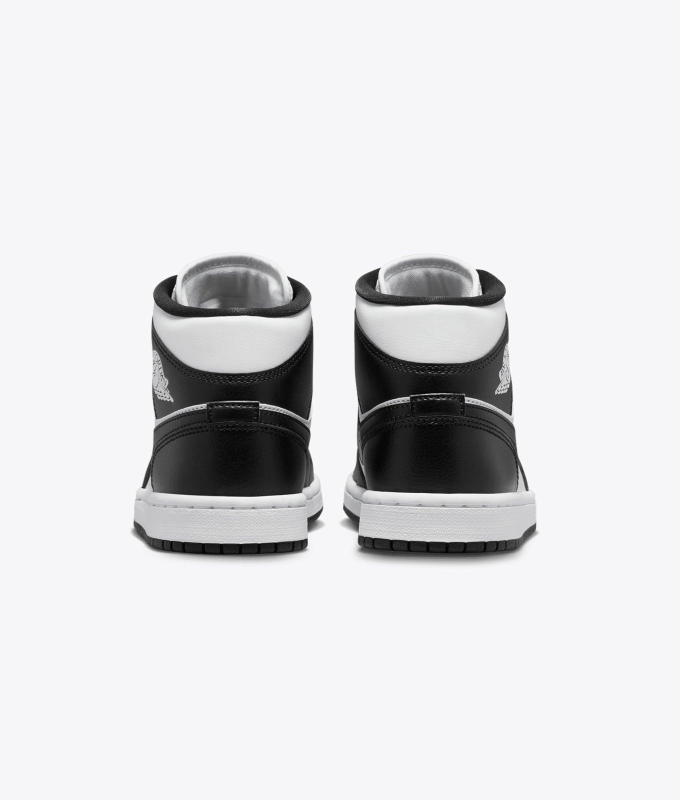 Mens Heritage Mid-Top Sneakers – White & Black