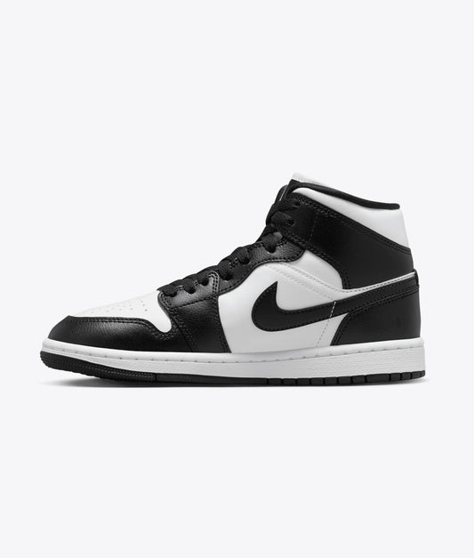 Mens Heritage Mid-Top Sneakers – White & Black