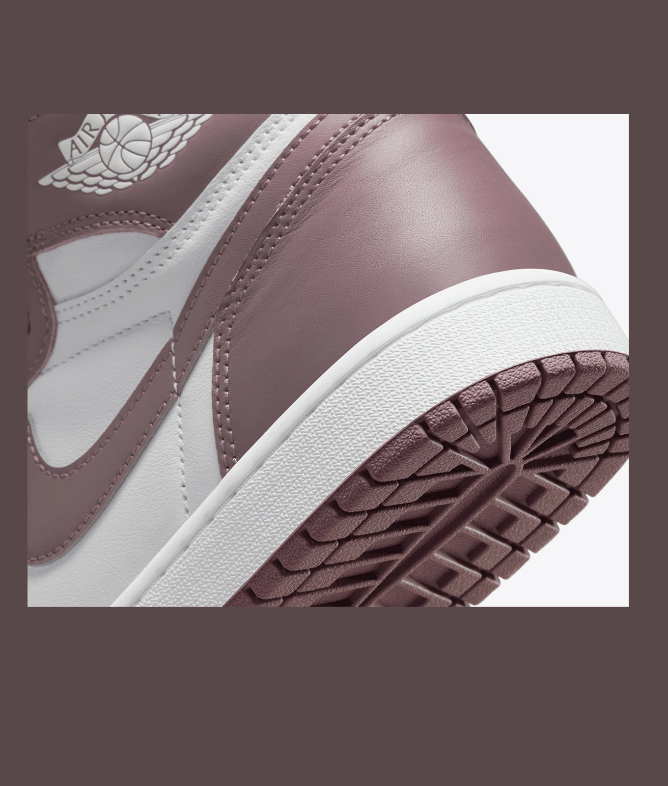 Heritage High-Top Sneakers – White & Mauve Edition
