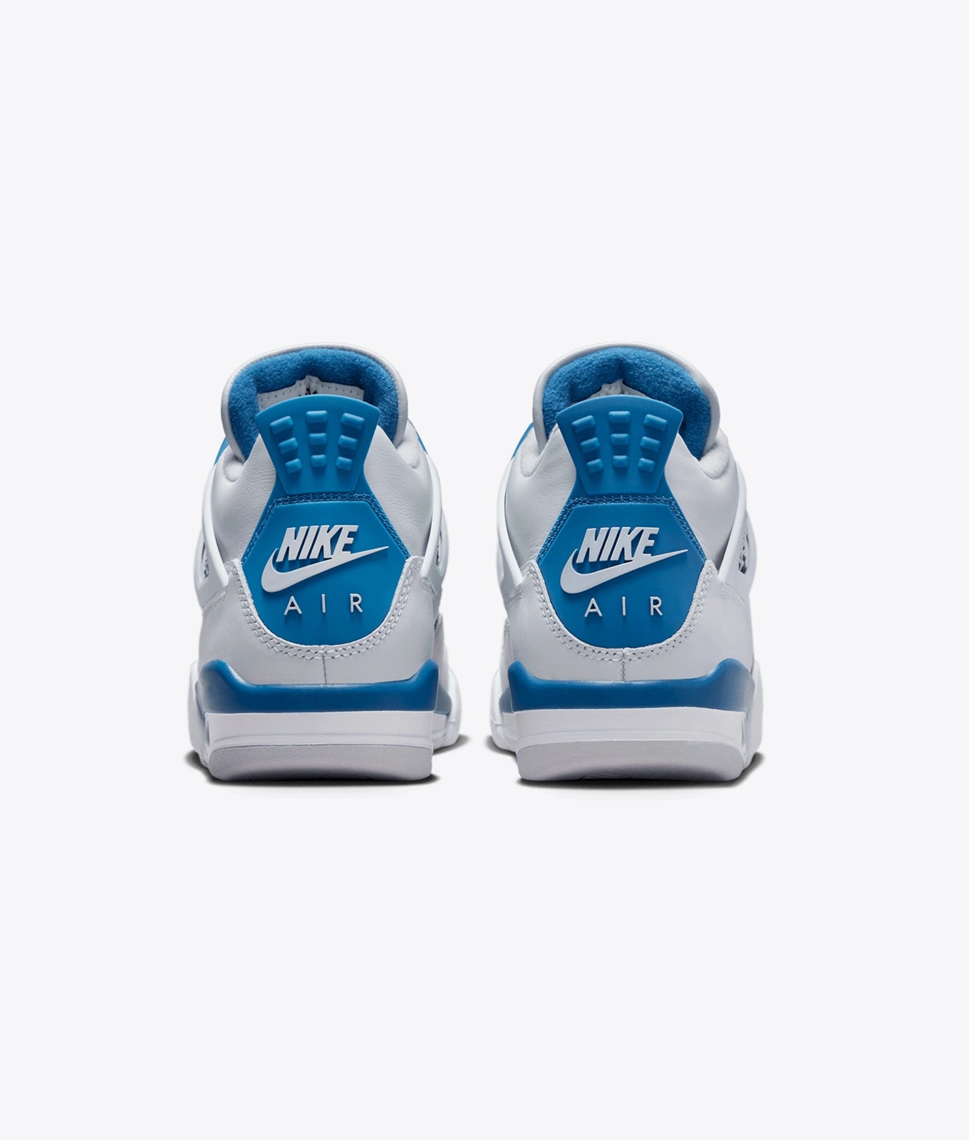 Classic Court-Inspired High-Tops – Blue Accent Edition