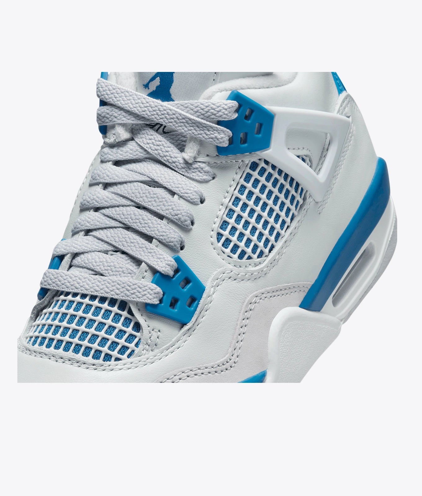Classic Court-Inspired High-Tops – Blue Accent Edition