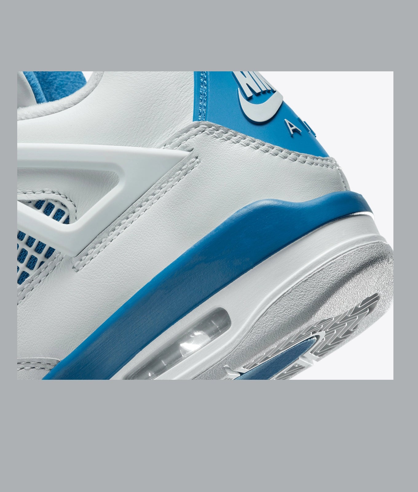 Classic Court-Inspired High-Tops – Blue Accent Edition