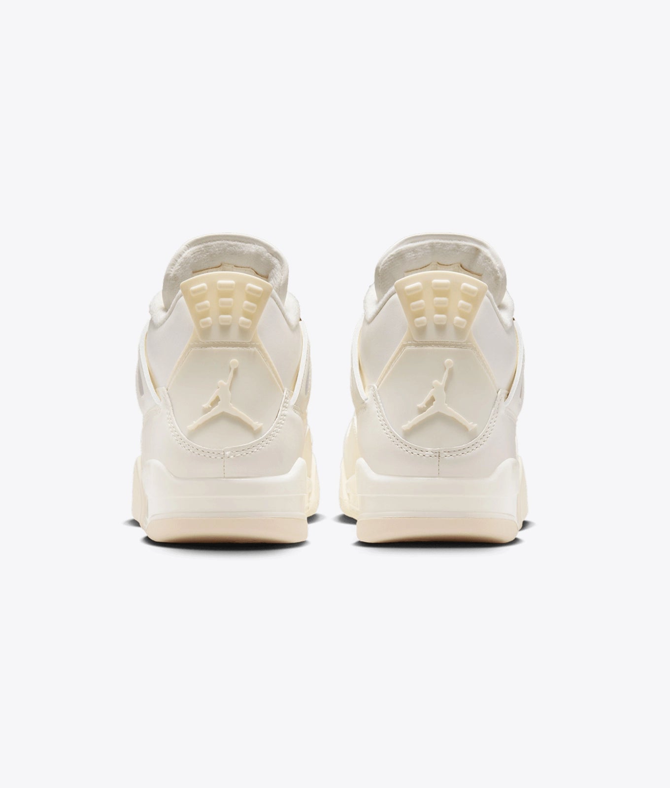 Retro-Inspired Mid-Top Sneakers – Sail & Metallic Gold