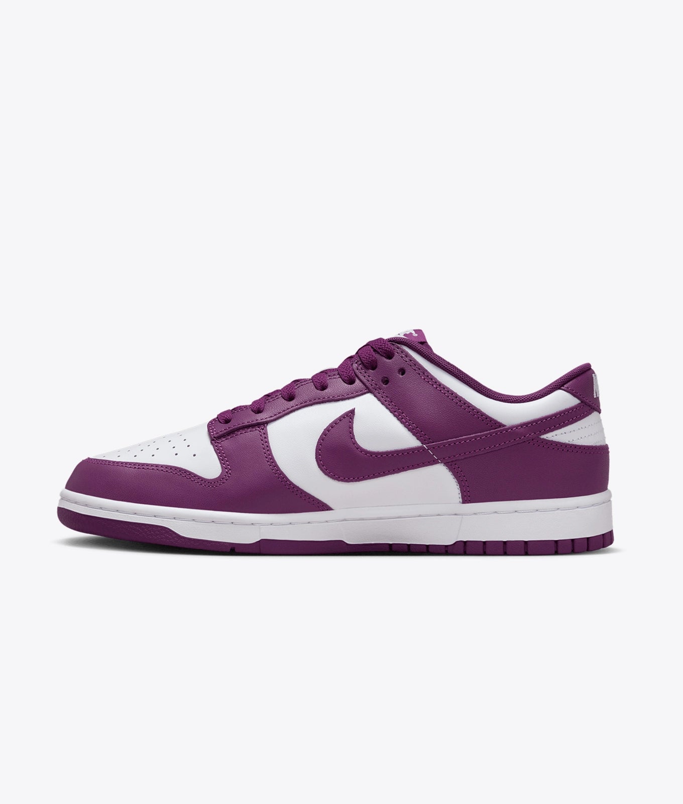 Men’s Retro Court-Inspired Low Sneakers – White & Viotech