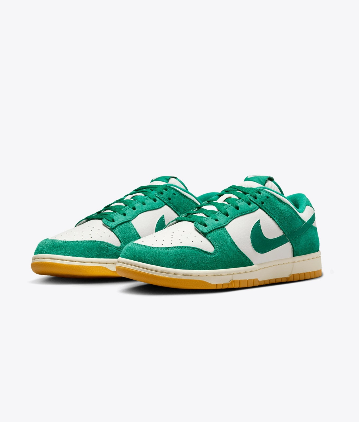 Premium Low-Cut Sneakers – Phantom & Malachite with Gum Sole
