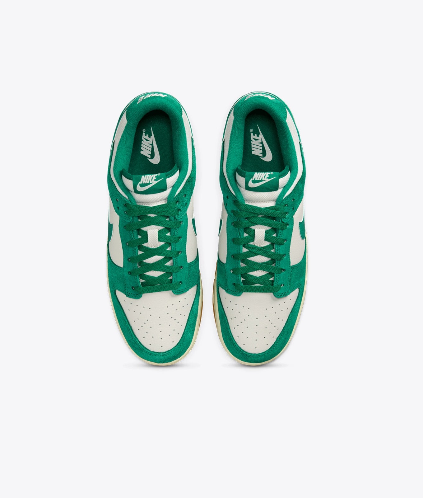 Premium Low-Cut Sneakers – Phantom & Malachite with Gum Sole