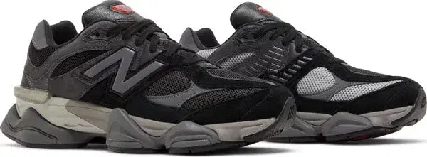 9060 Heritage-Tech Sneakers – Black & Castlerock Grey