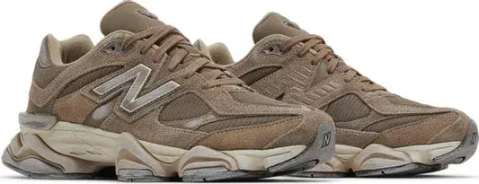 9060 Mushroom Timberwolf Sneakers – Earth-Tone Innovation