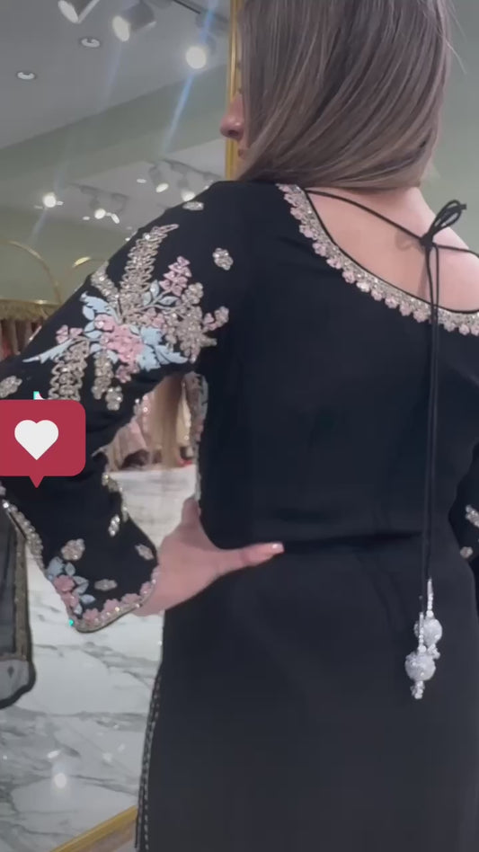 New Designer Embroidery Sequence Work Fancy Suit