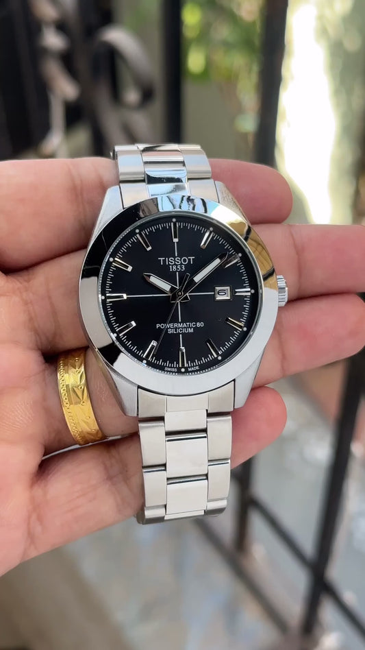 Tissot Gentleman Powermatic 80 Silicium Black Dial 40mm