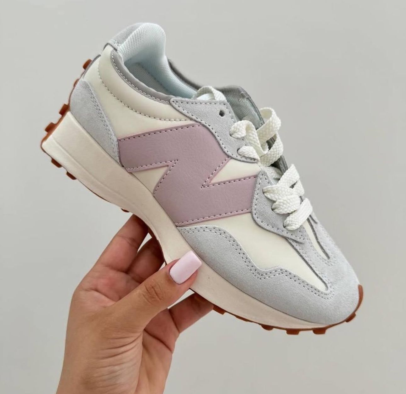 New Balance 327 Grey Pink - Women’s Casual Sneakers