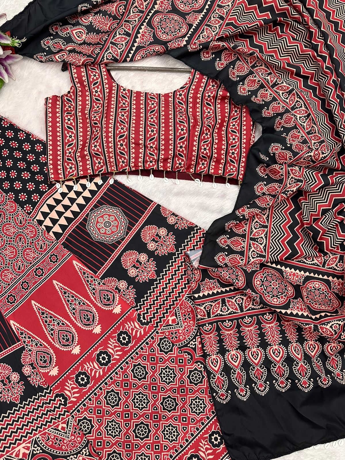 Degital Print Lehenga Choli Navratri  Special