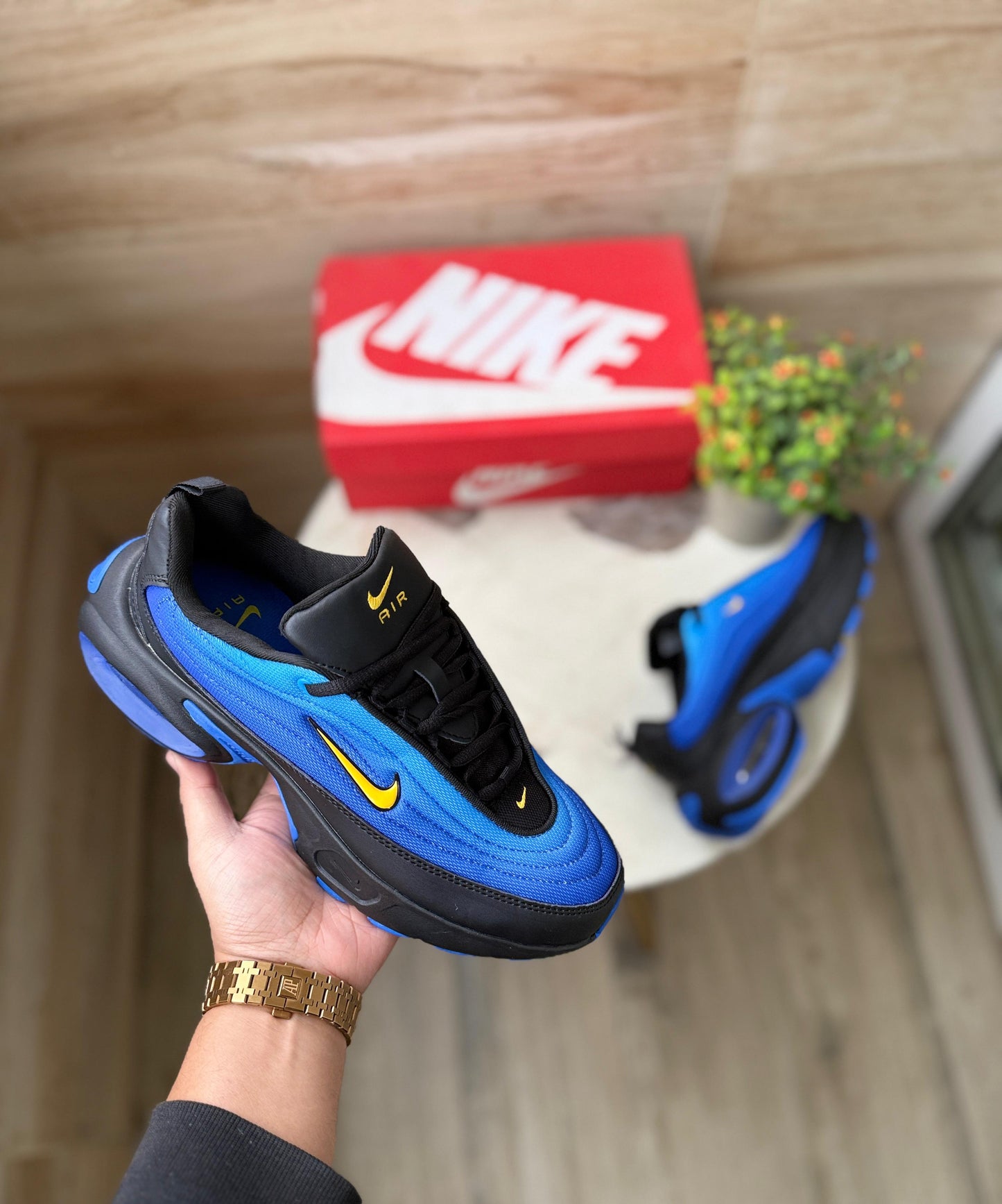 Nike Air Max Portal  Platform Sneakers – Black/Hot Punch | Sustainable Everyday Comfort