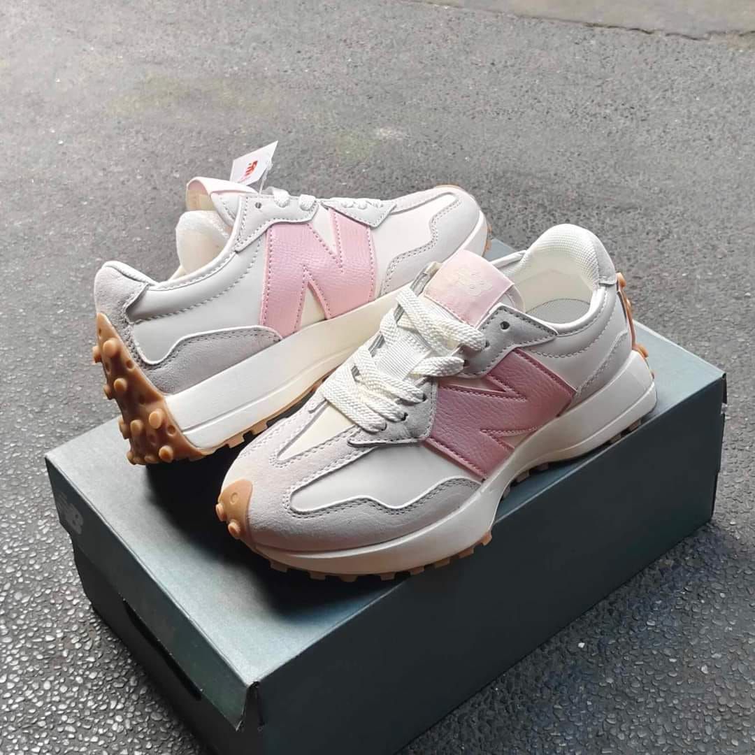 New Balance 327 Grey Pink - Women’s Casual Sneakers