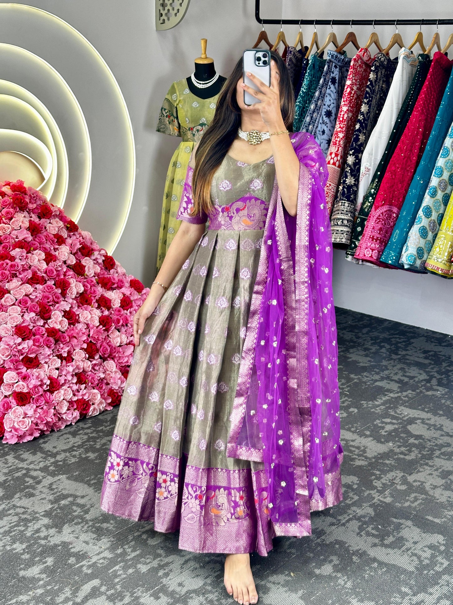Ethnic Motifs Woven Design Jacquard